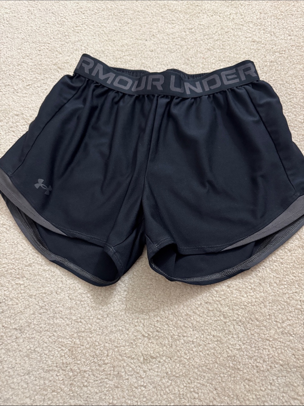 Under Armour Women's Black Performance Running Shorts